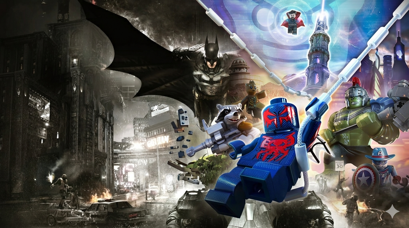 COLEÇAO BATMAN ARKHAM + LEGO COLEÇAO