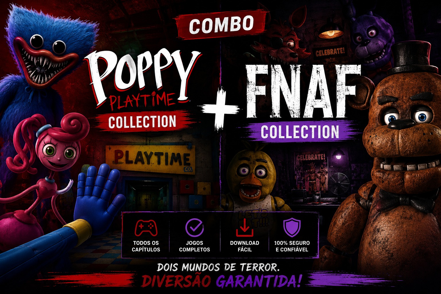 Poppy Playtime Collection + FNAF Collection